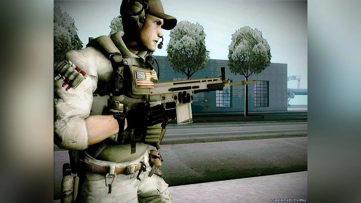 Weapons from BF4 / GTA San Andreas