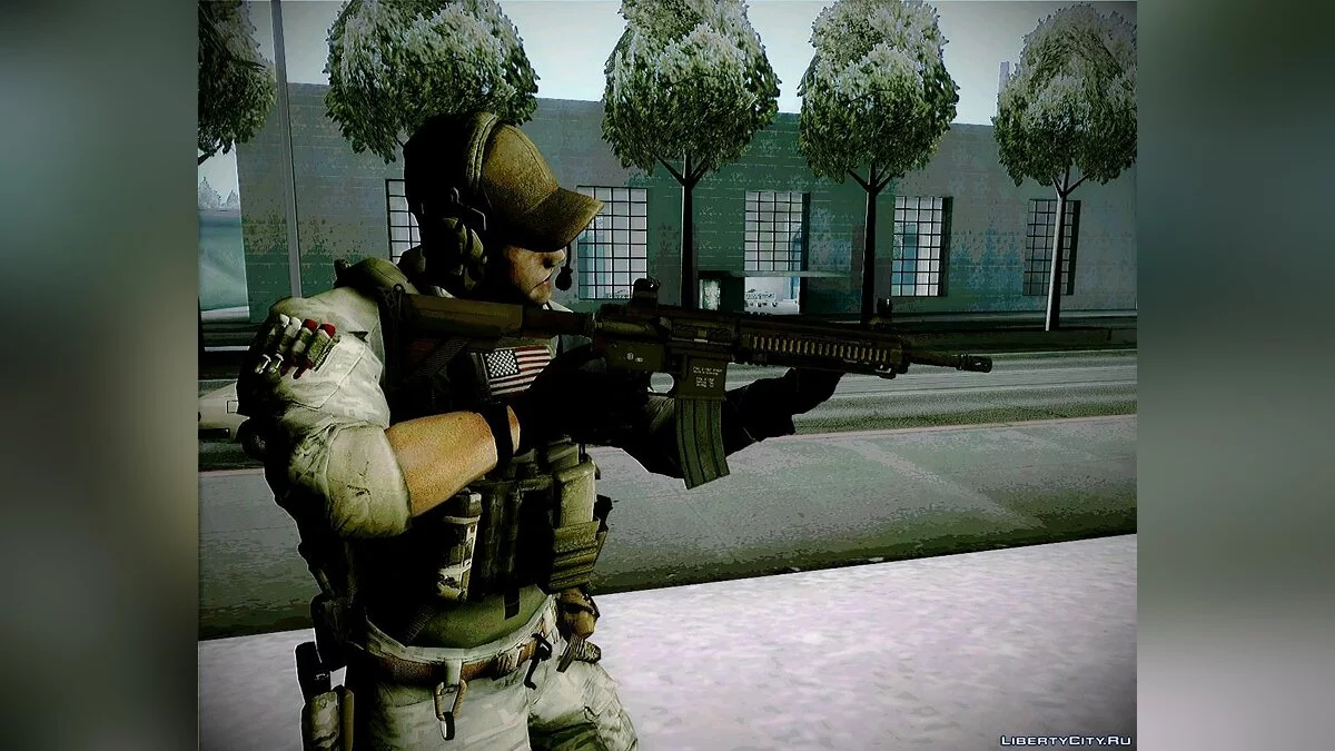 Weapons from BF4 / GTA San Andreas