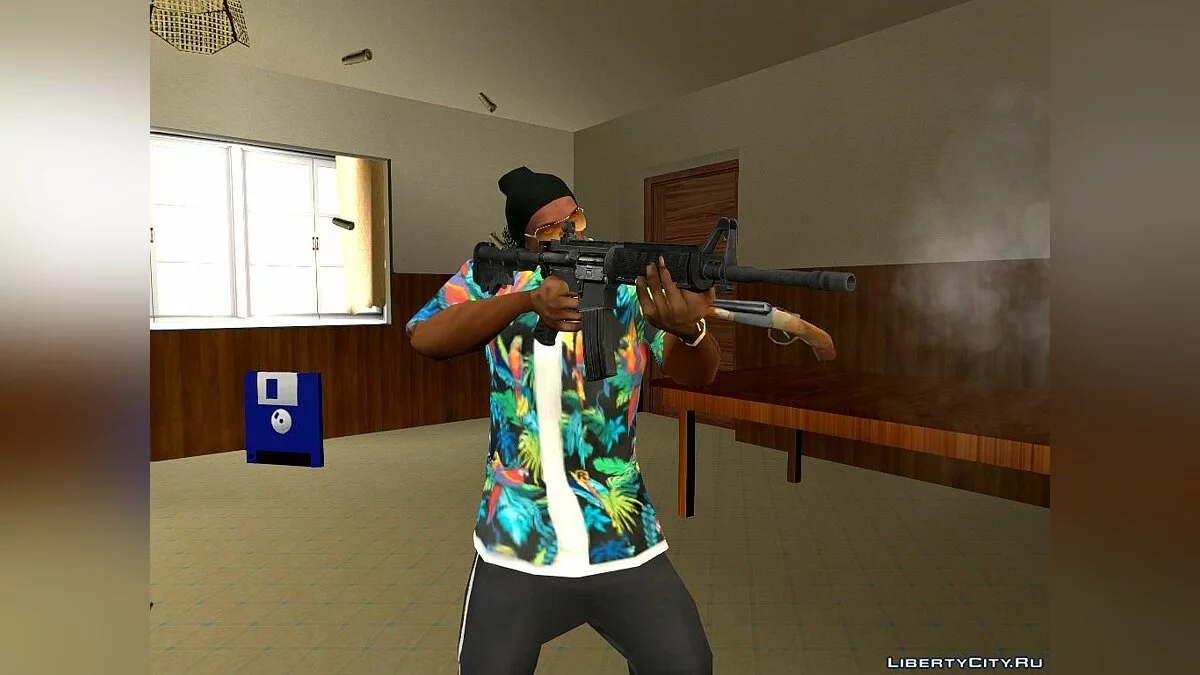 M4 from Sniper Воин-призрак / GTA San Andreas
