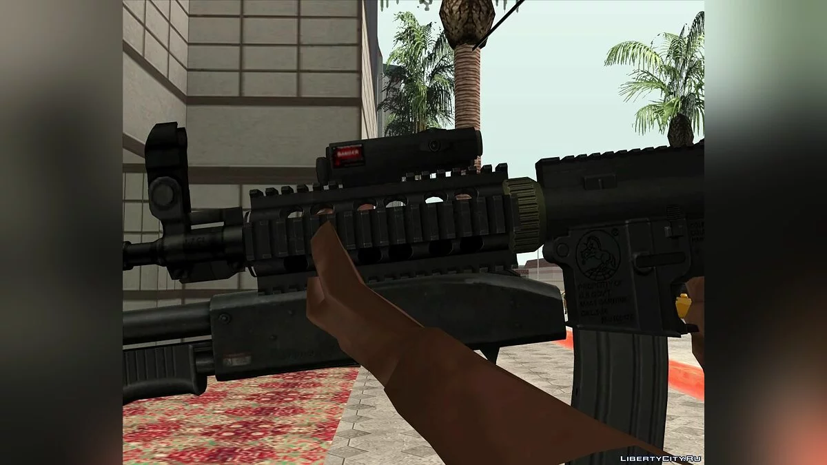 M4 MGS PACK (AIMPOINT&IRON SIGHT) / GTA San Andreas