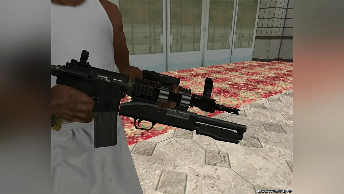 M4 MGS PACK (AIMPOINT&IRON SIGHT) / GTA San Andreas