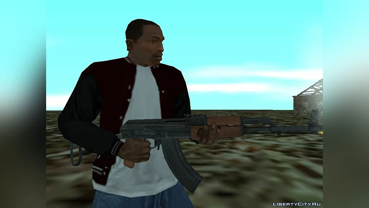 АКМ, АКС74у , АК47c / GTA San Andreas