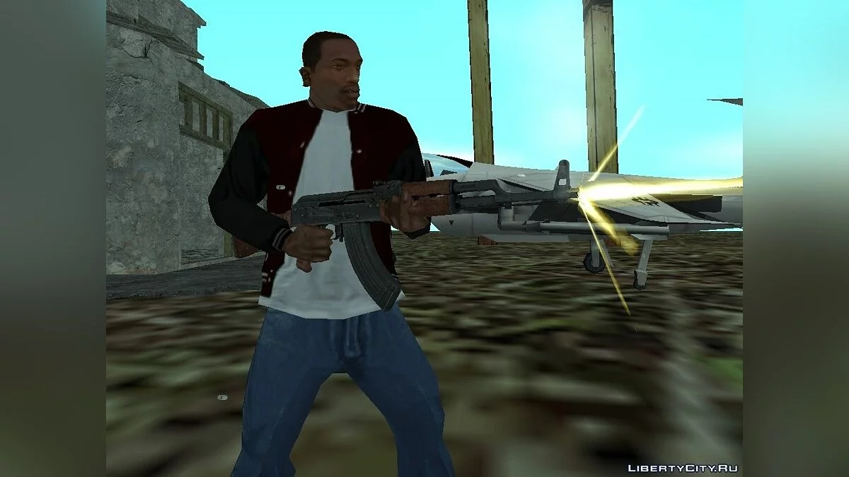 АКМ, АКС74у , АК47c / GTA San Andreas