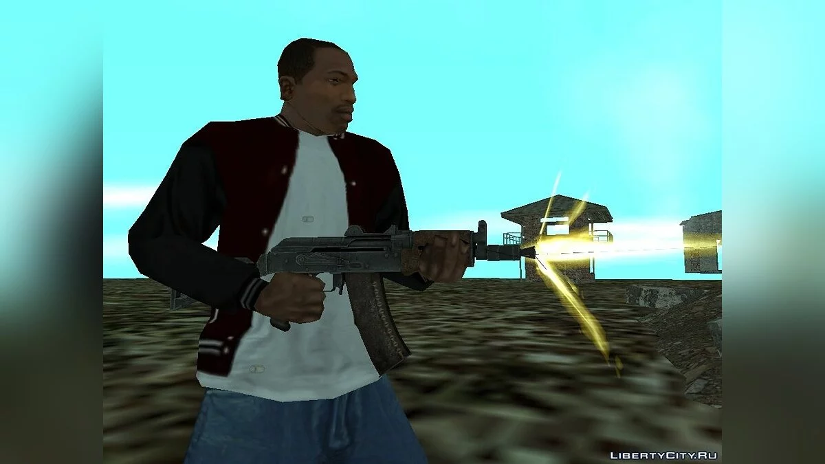 АКМ, АКС74у , АК47c / GTA San Andreas