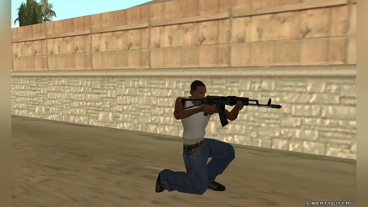 АКС-74 из игры Paranoia / GTA San Andreas