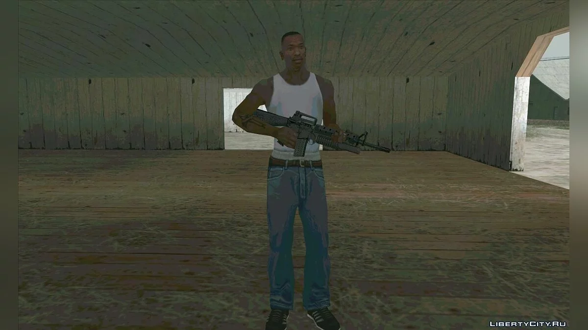 М16а4 с подствольником М203 / GTA San Andreas