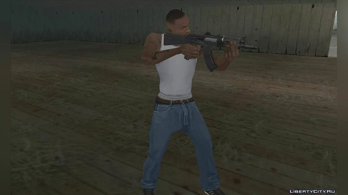Современный АКС-74у / GTA San Andreas