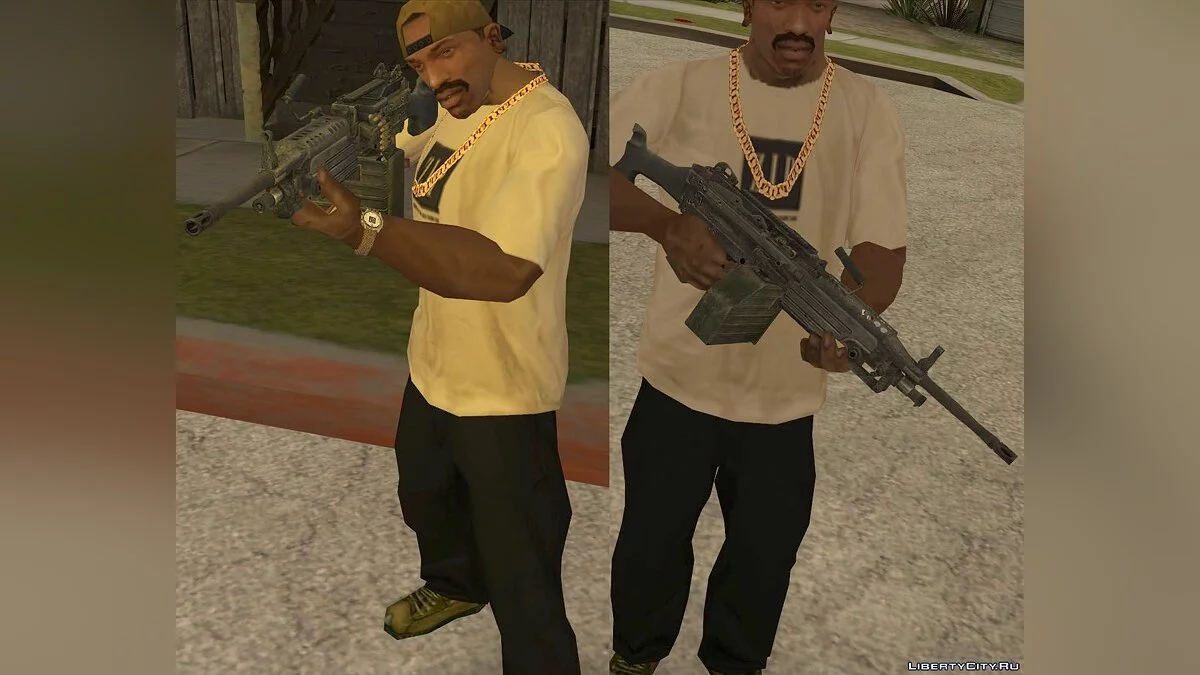 FN M249E2 SAW (конверт из SoF: Payback) / GTA San Andreas