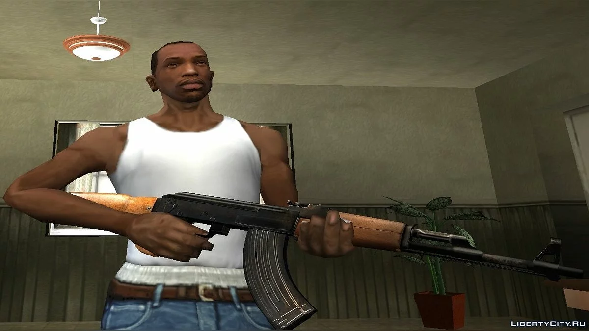 AK 47 from Chernobyl 3: Underground / GTA San Andreas