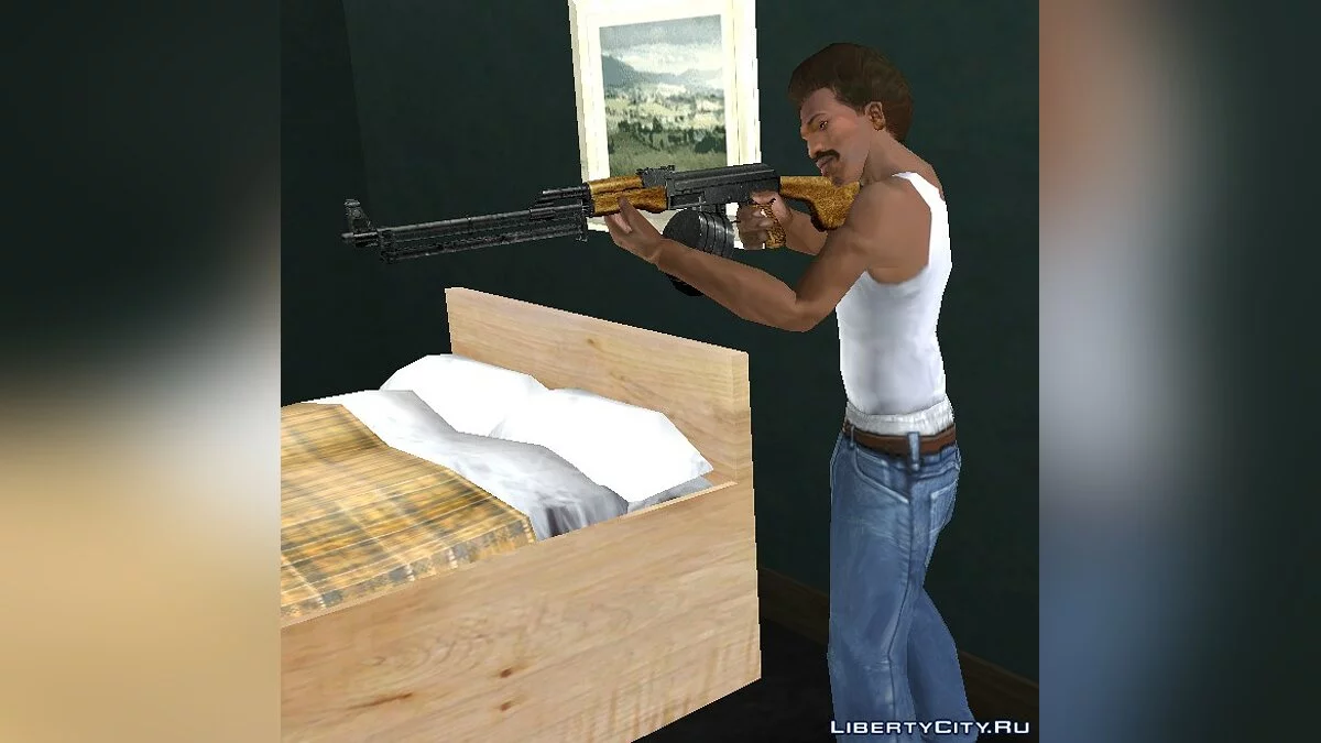 Ручной Пулемет Калашникова / GTA San Andreas
