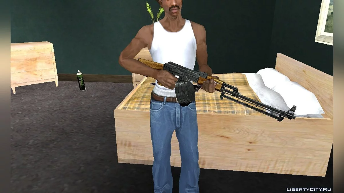 Ручной Пулемет Калашникова / GTA San Andreas