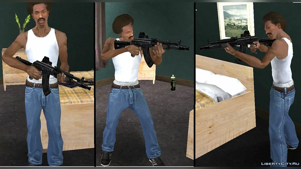 АК-104 в Тактическом Обвесе / GTA San Andreas