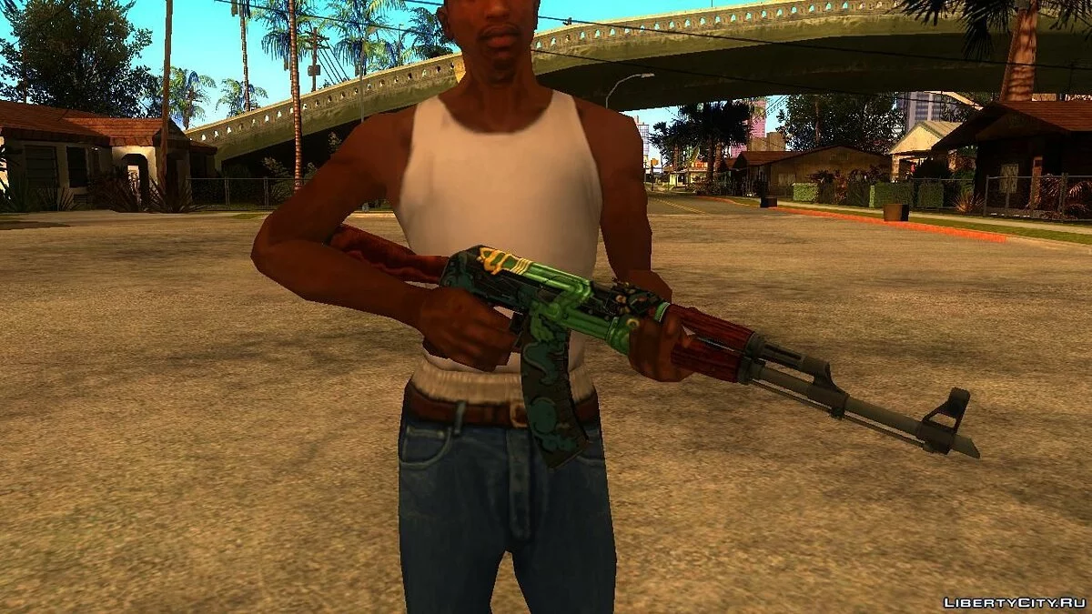 AK-47 Огненный Змей / GTA San Andreas