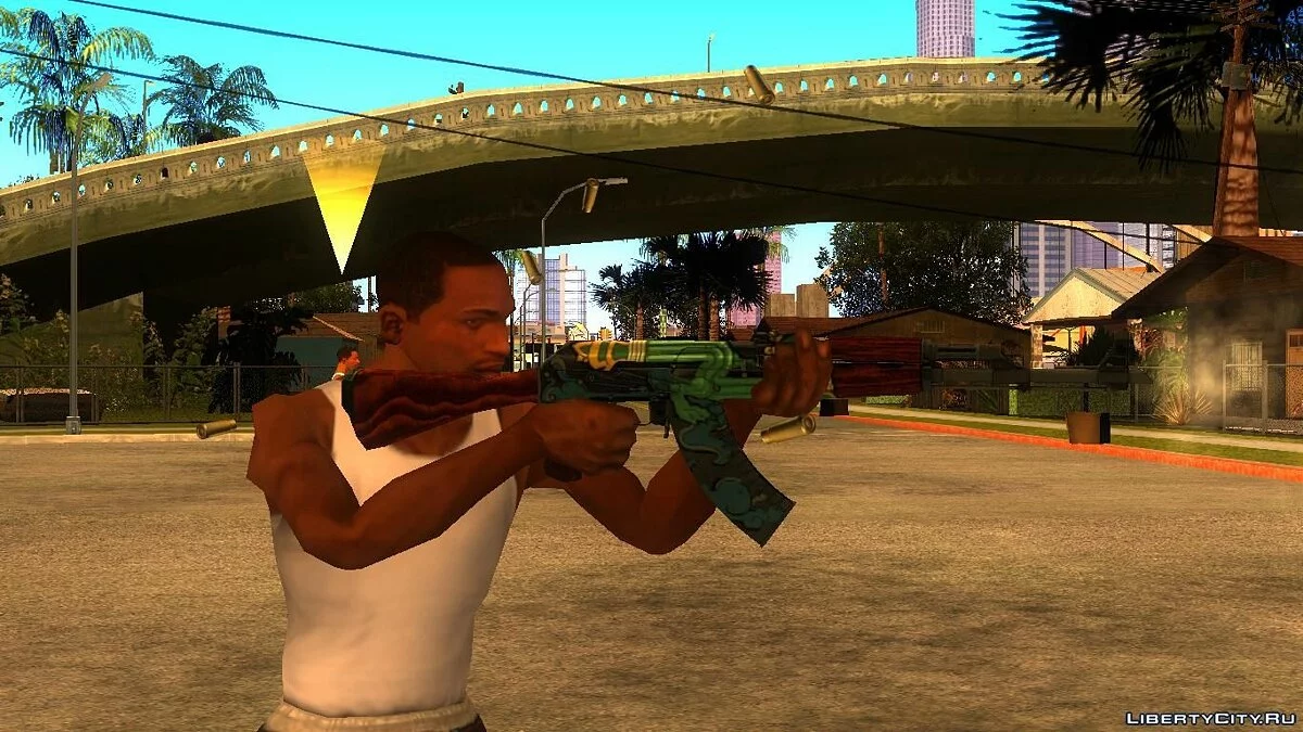 AK-47 Огненный Змей / GTA San Andreas