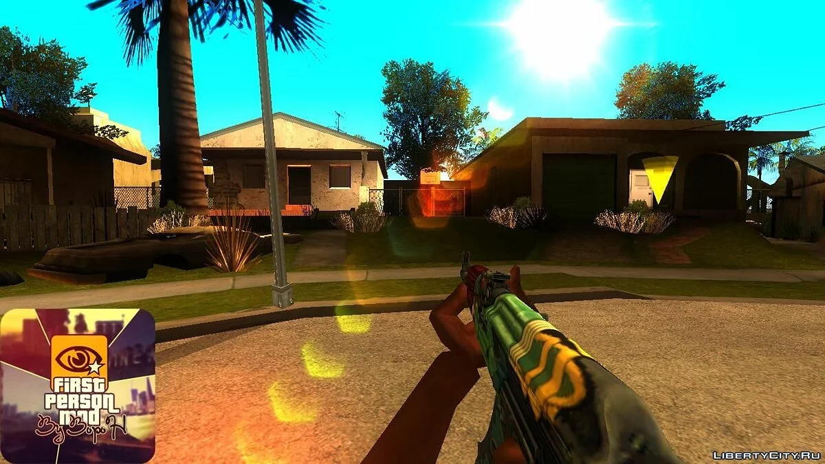 AK-47 Огненный Змей / GTA San Andreas