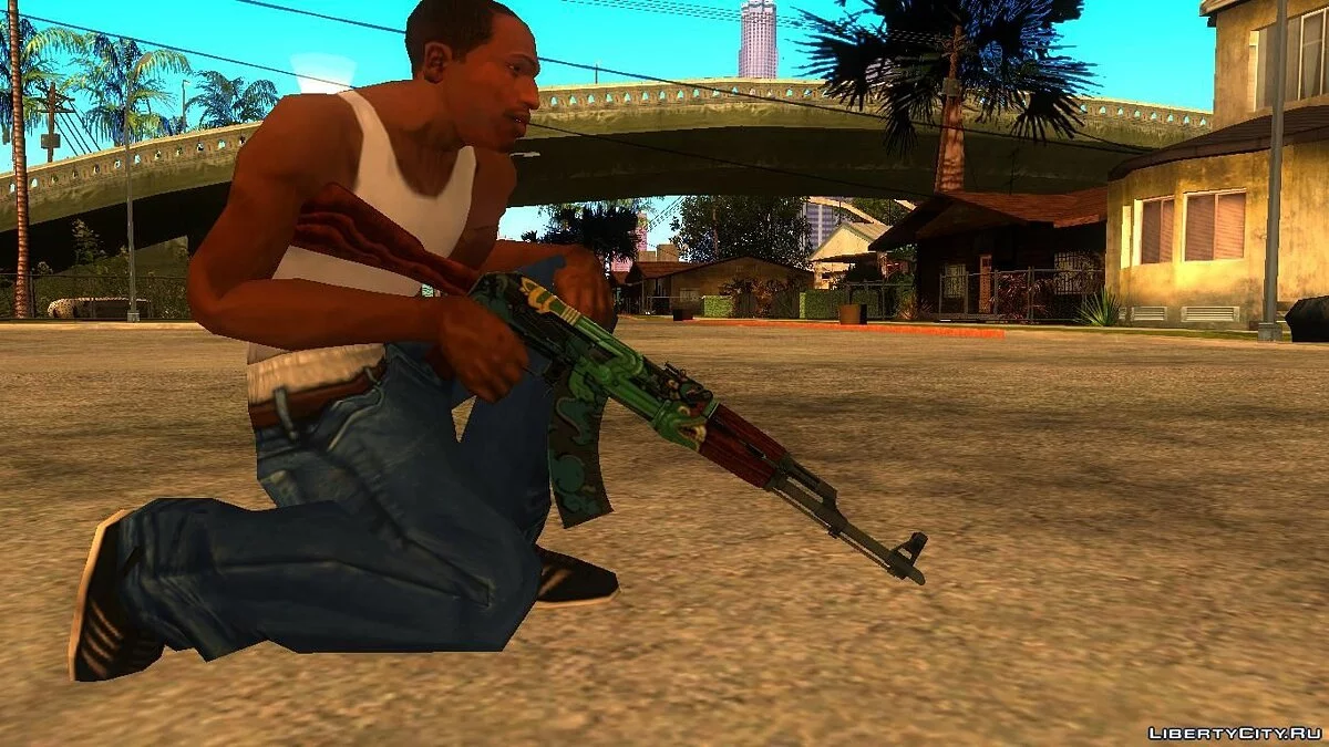 AK-47 Огненный Змей / GTA San Andreas