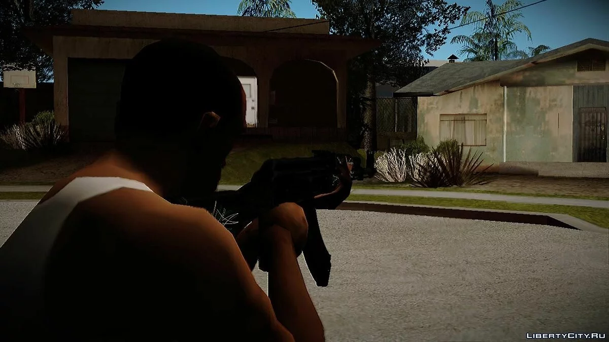 АК-47 Изумрудные Завитки / GTA San Andreas
