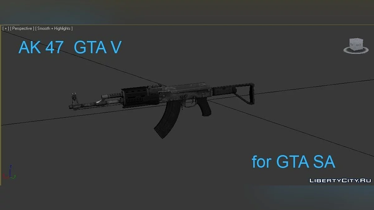 AK 47 из GTA V для GTA SA / GTA San Andreas