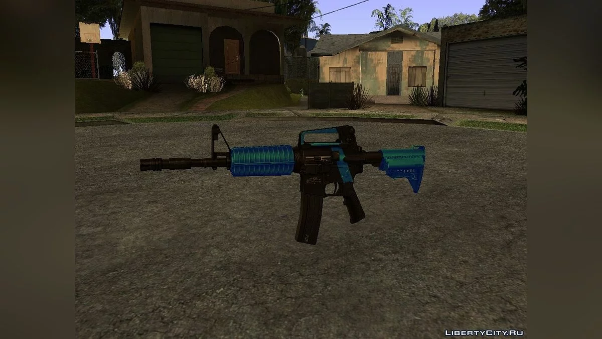 M4 Blue / GTA San Andreas