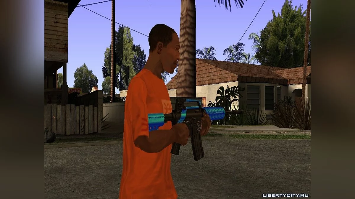 M4 Blue / GTA San Andreas