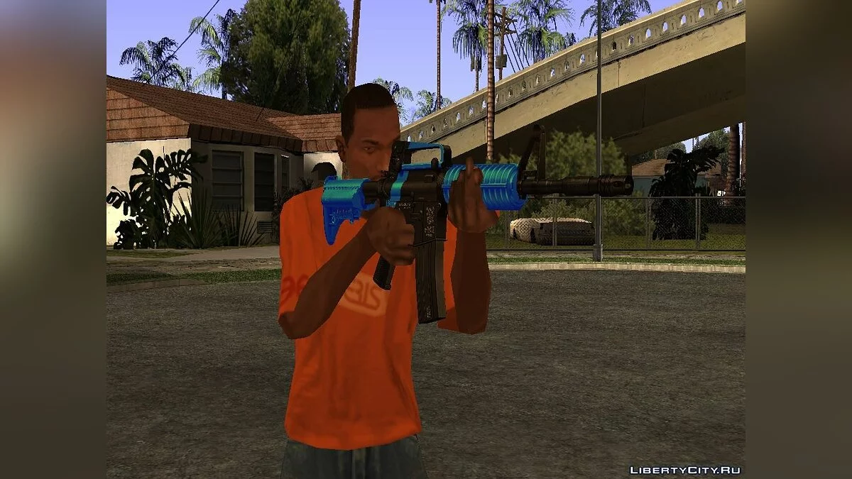 M4 Blue / GTA San Andreas