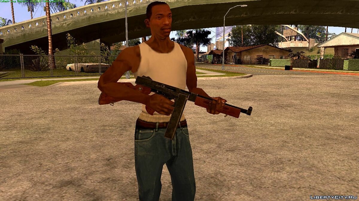 Скачать ПП Томпсона М1А1 для GTA San Andreas