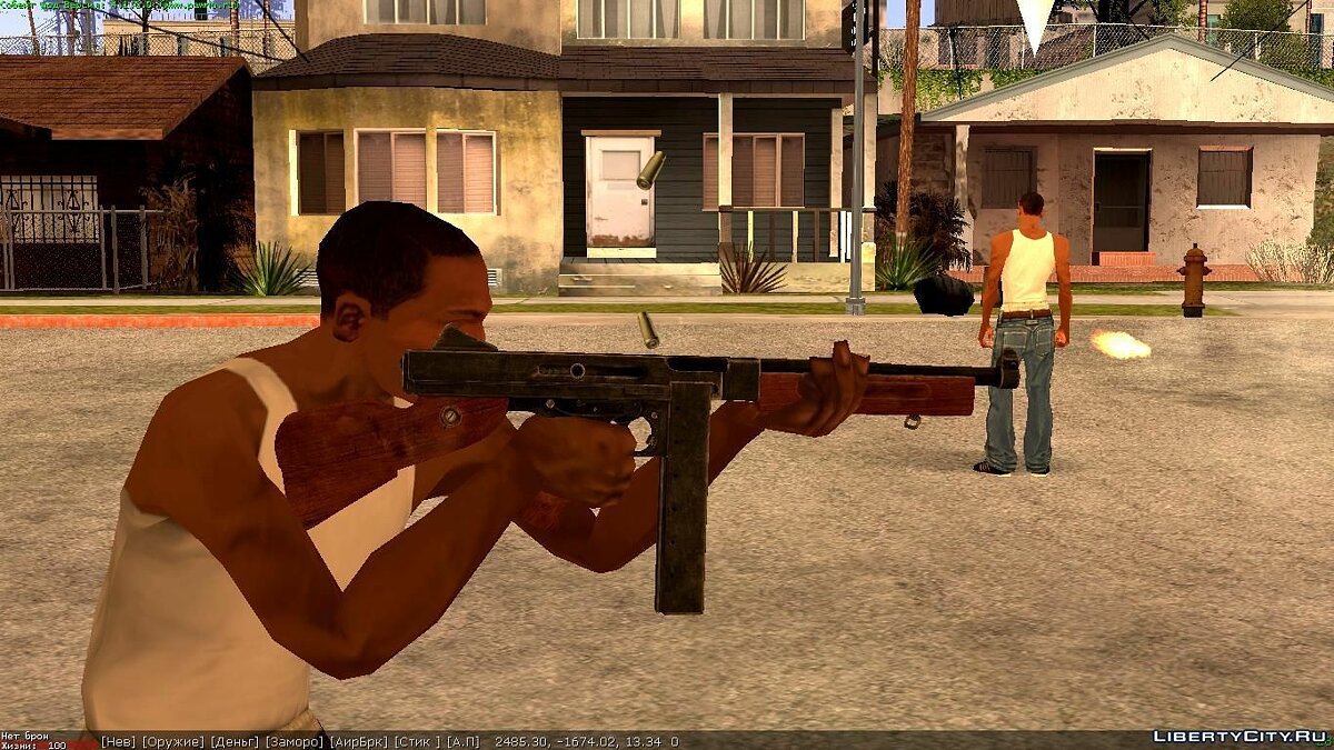 Скачать ПП Томпсона М1А1 для GTA San Andreas