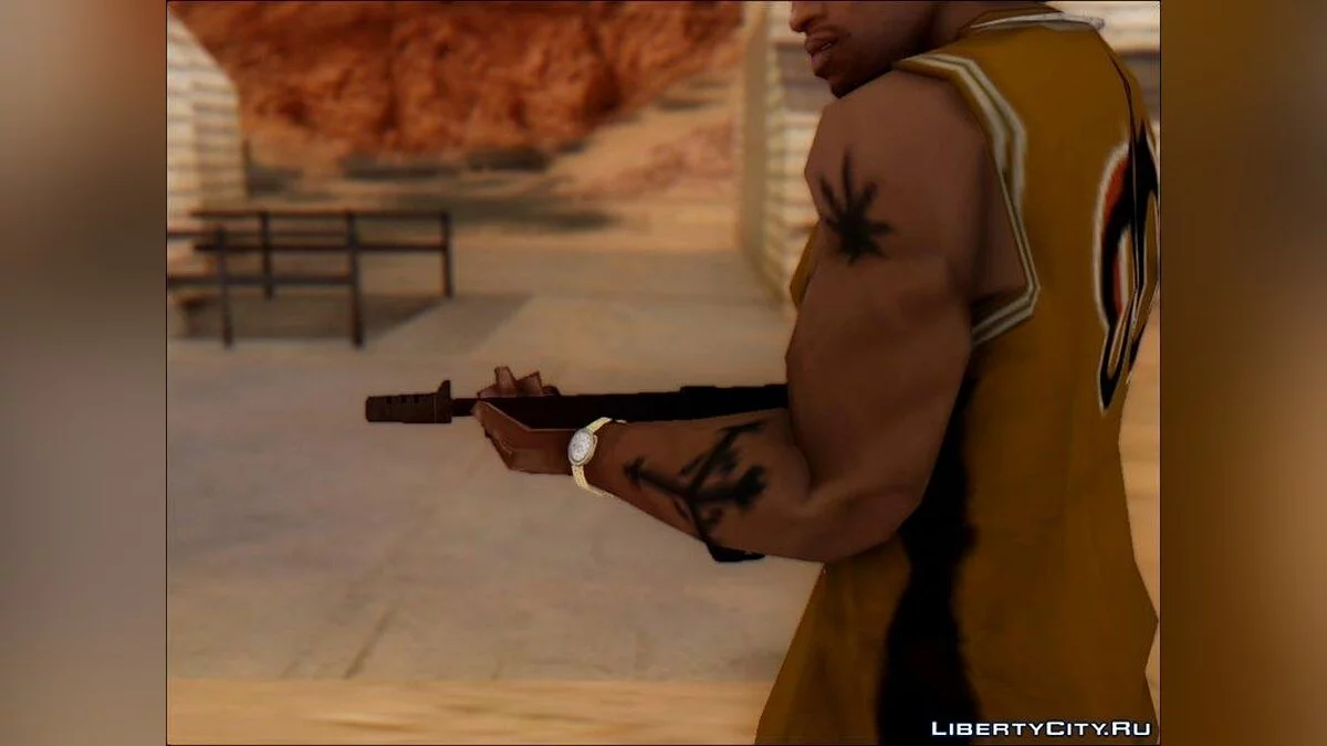 GTA V Gusenberg Sweeper / GTA San Andreas