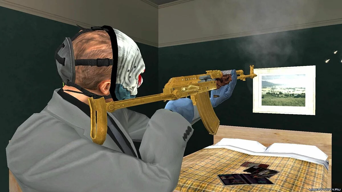 АКМС из PAYDAY2 / GTA San Andreas