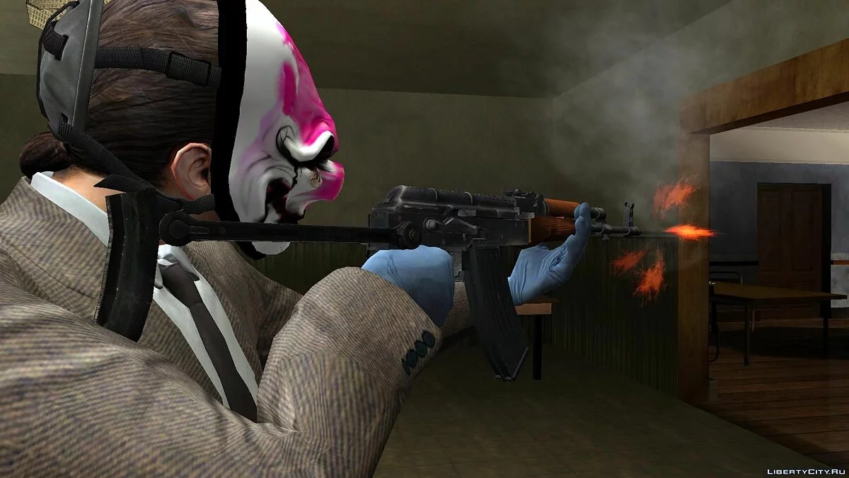 АКМС из PAYDAY2 / GTA San Andreas