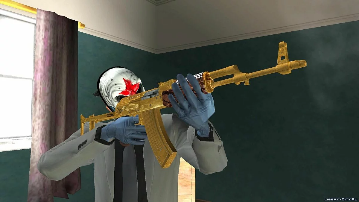 АКМС из PAYDAY2 / GTA San Andreas