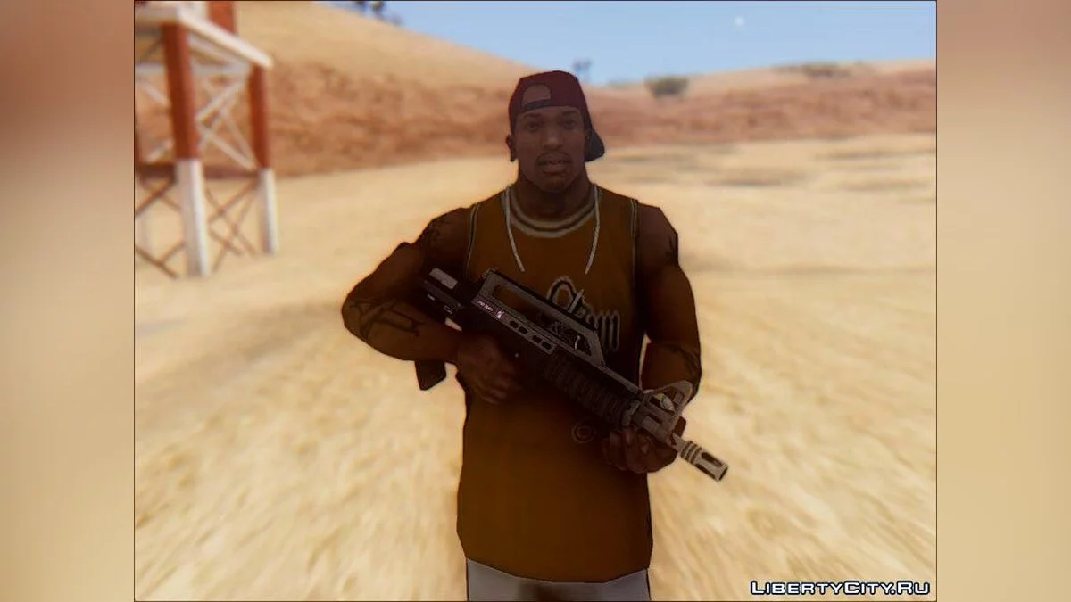 GTA V Hawk & Little Bullpup Rifle / GTA San Andreas