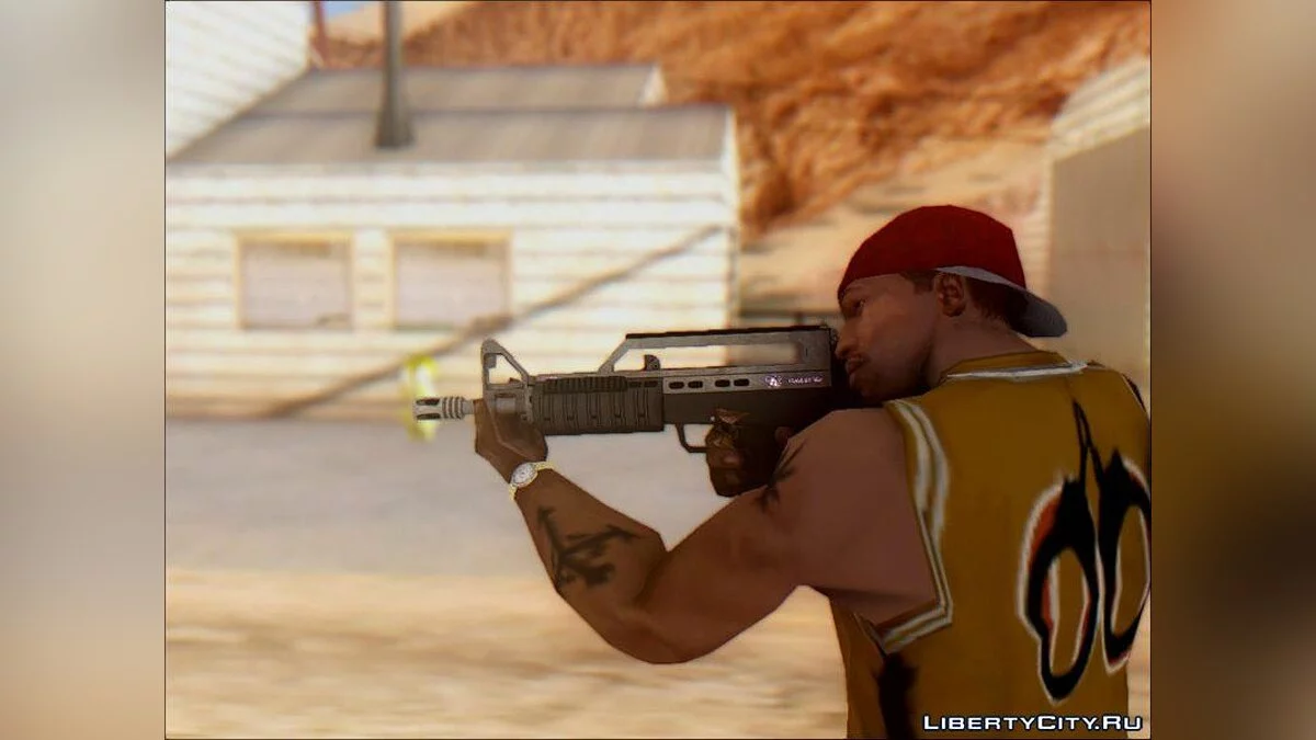 GTA V Hawk & Little Bullpup Rifle / GTA San Andreas