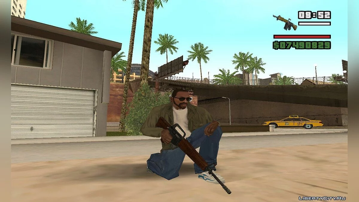 Service rifle из Fallout New Vegas / GTA San Andreas