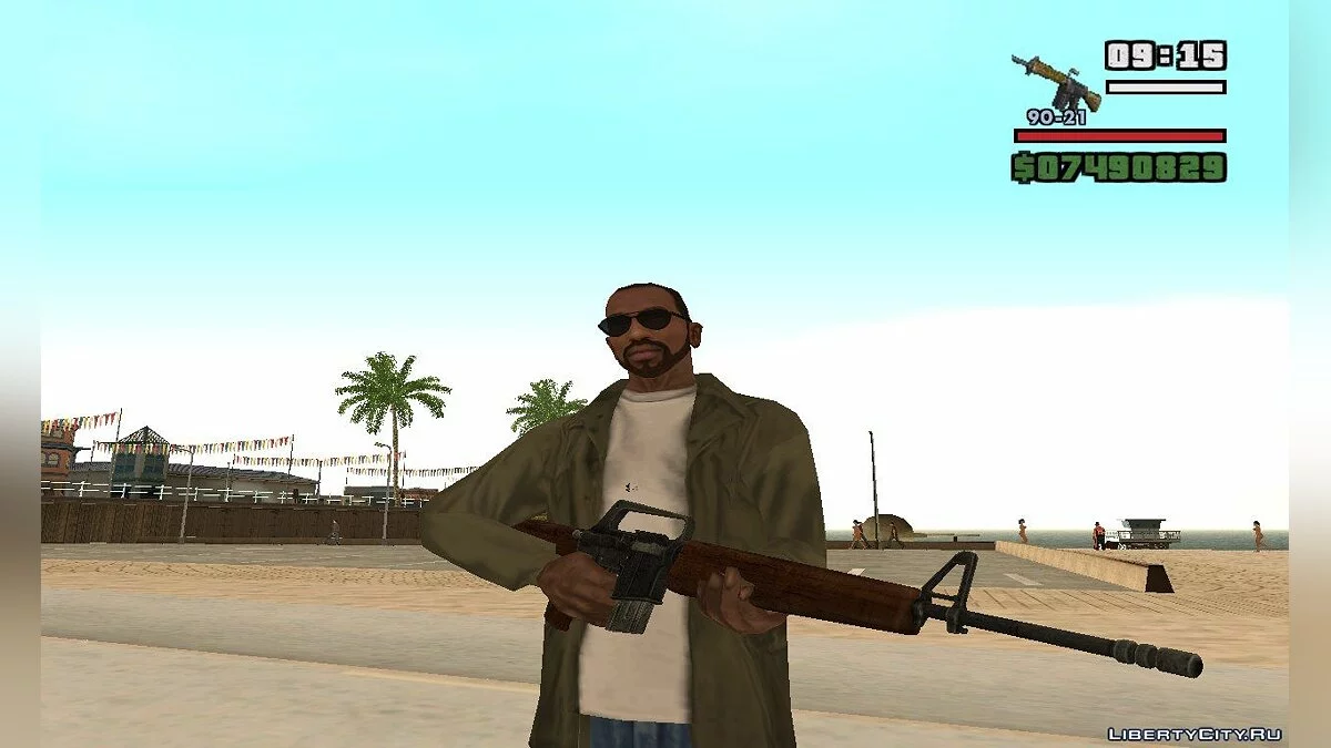 Service rifle из Fallout New Vegas / GTA San Andreas