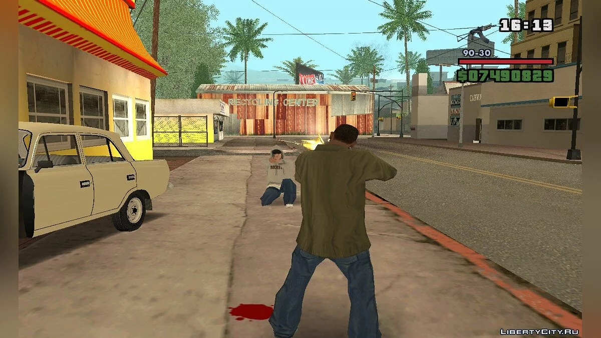АКМ-74/2У из STALKER / GTA San Andreas