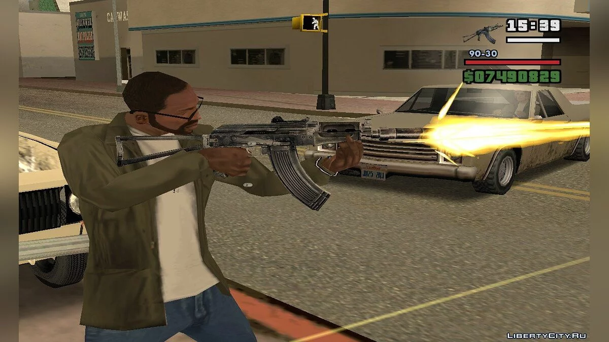 АКМ-74/2У из STALKER / GTA San Andreas