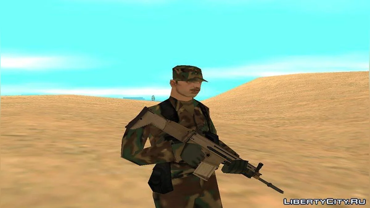 Battlefield 4 Scar-H / GTA San Andreas