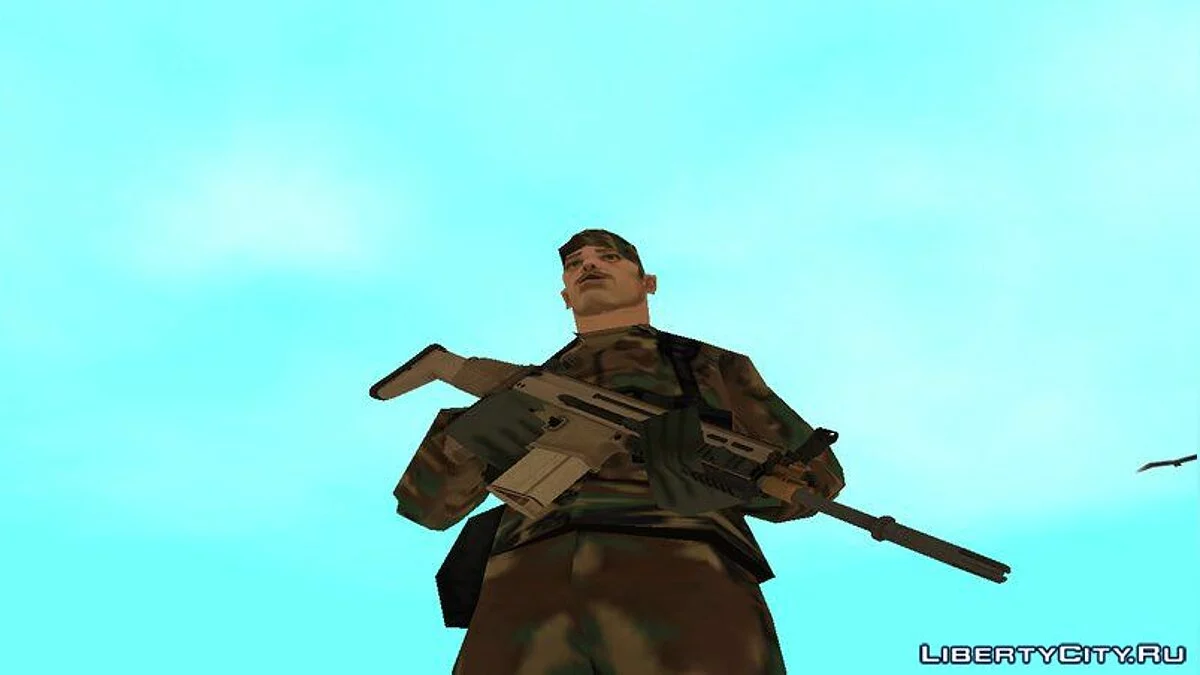 Battlefield 4 Scar-H / GTA San Andreas