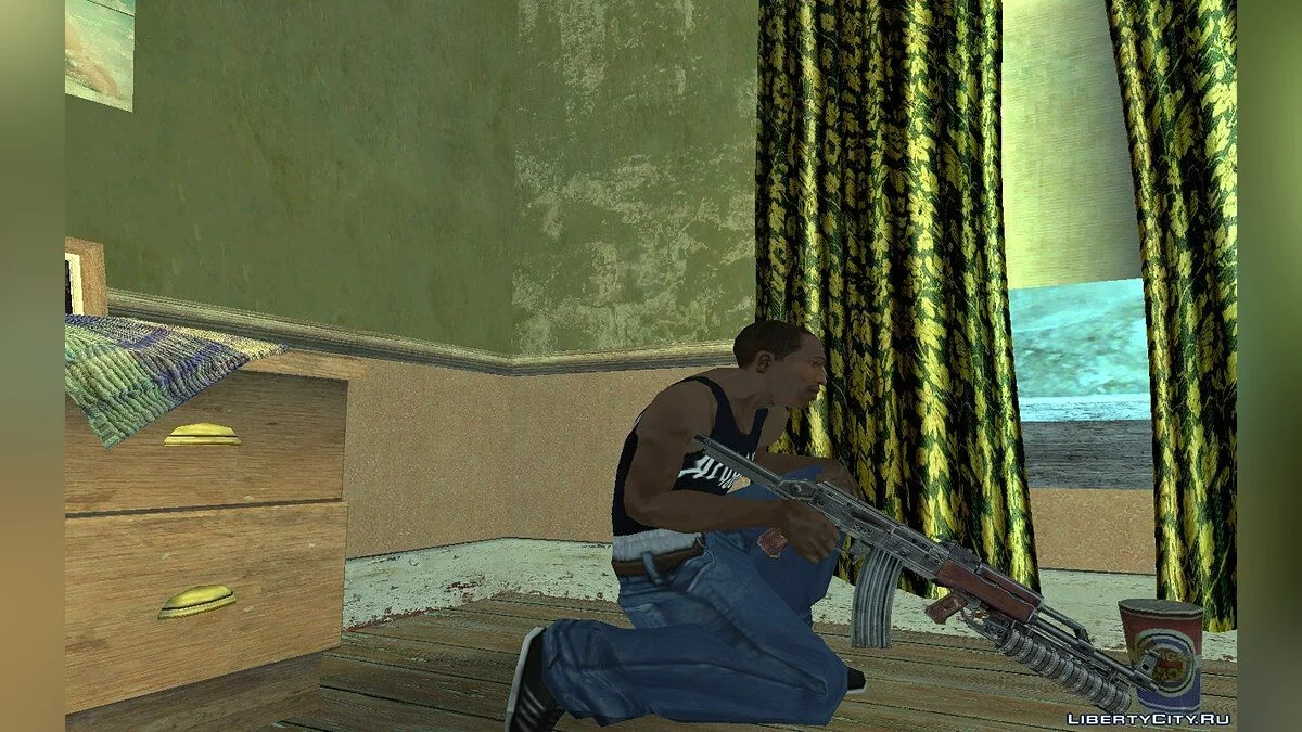АКМС from S.T.A.L.K.E.R. build 1114 / GTA San Andreas