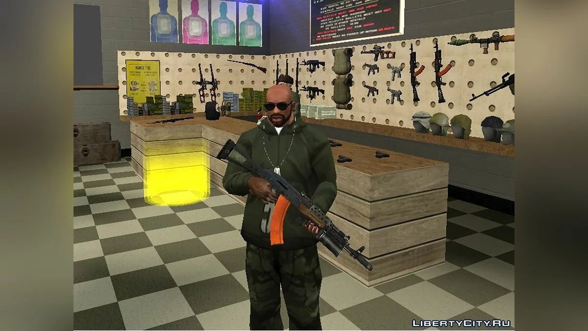 АКС-74 Стрелка из S.T.A.L.K.E.R. / GTA San Andreas