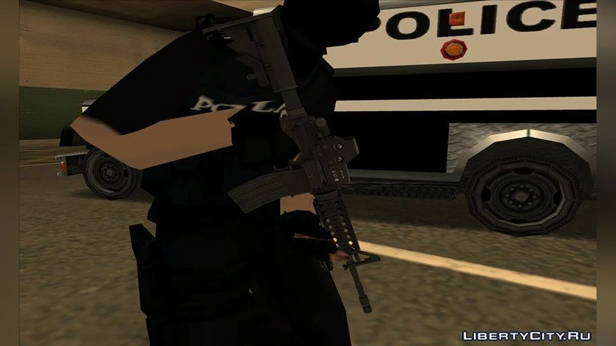 AR-15 with Eotech 552 and flashlight / GTA San Andreas
