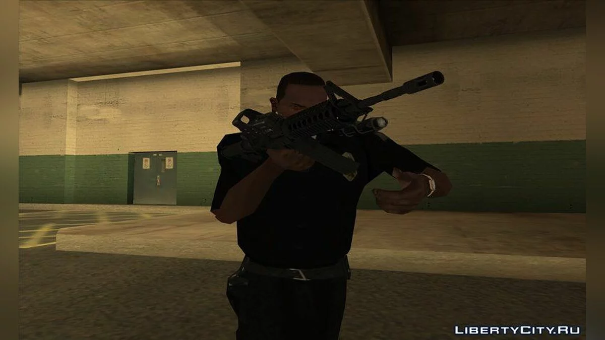 AR-15 with Eotech 552 and flashlight / GTA San Andreas