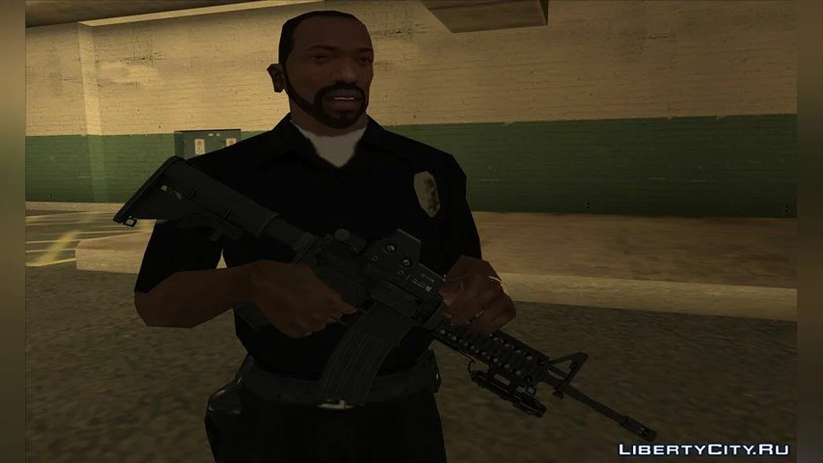 AR-15 with Eotech 552 and flashlight / GTA San Andreas