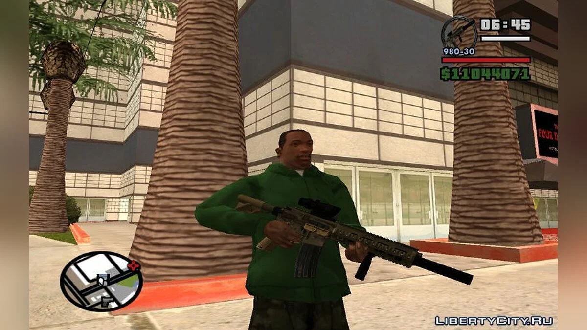 HK416 SOPMOD / GTA San Andreas