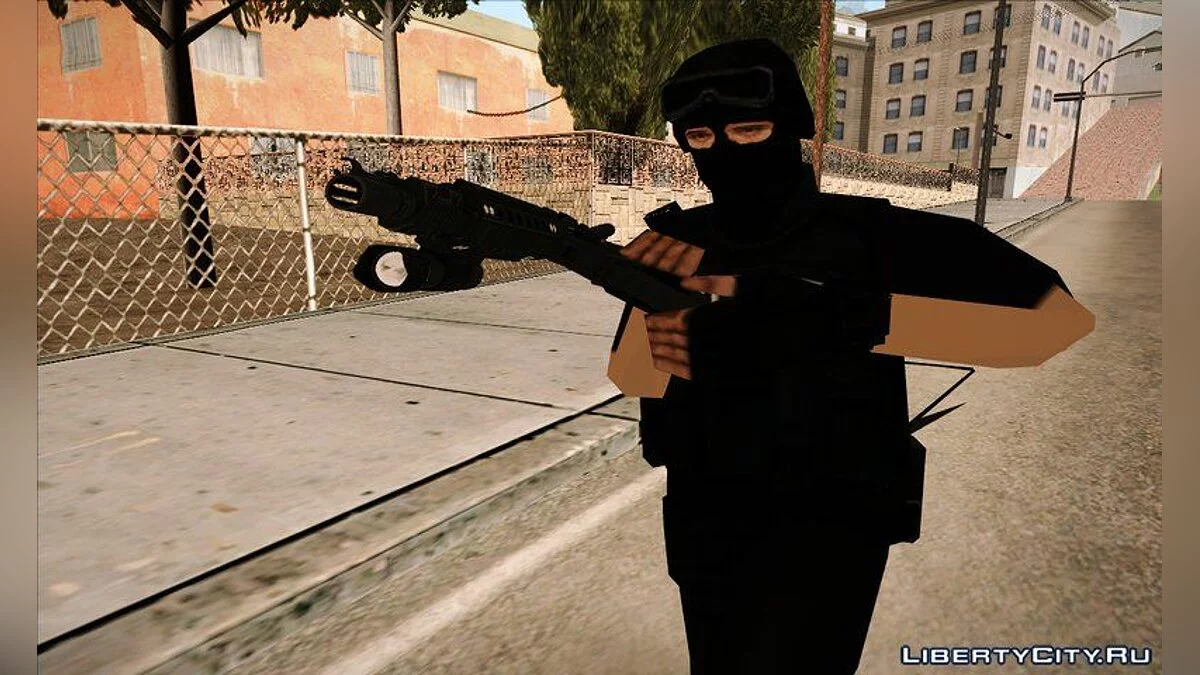 M4A1 SWAT (ACOG, Flashlight) / GTA San Andreas