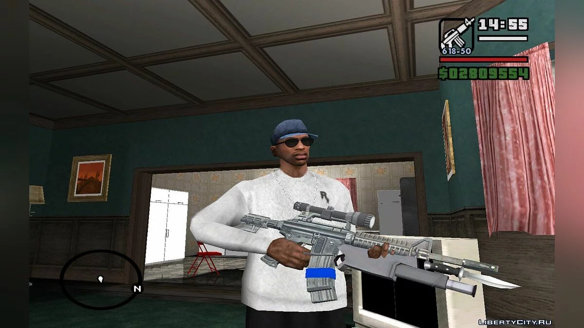 Тактическая M4 Saints Row 2 / GTA San Andreas