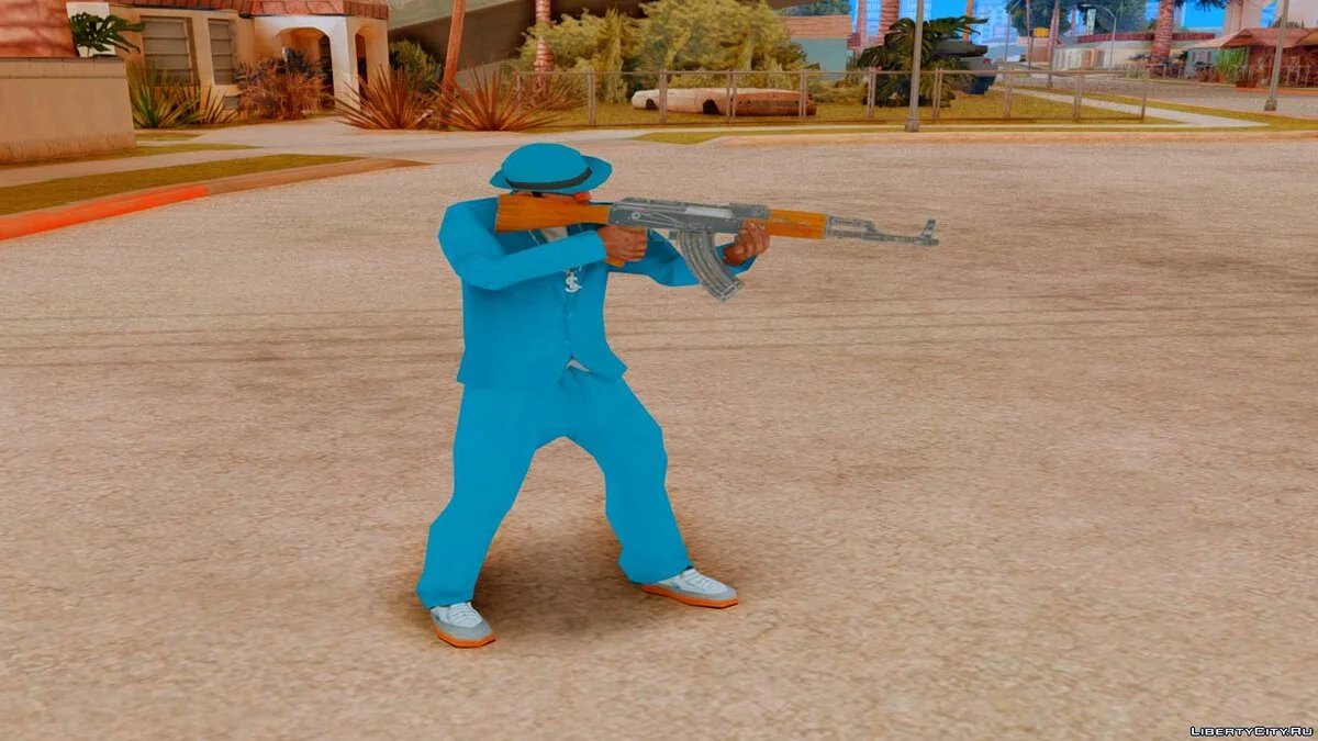 АК-47 из Uncharted 4 / GTA San Andreas