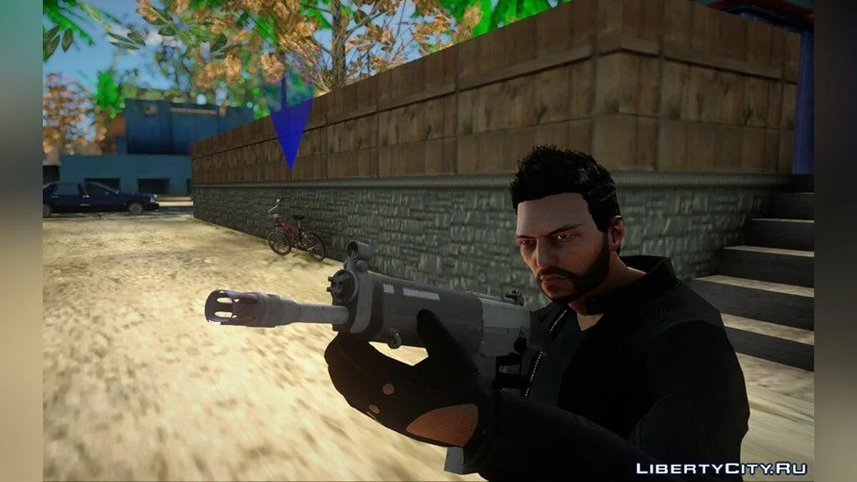 Assault Rifle из Uncharted 4 / GTA San Andreas