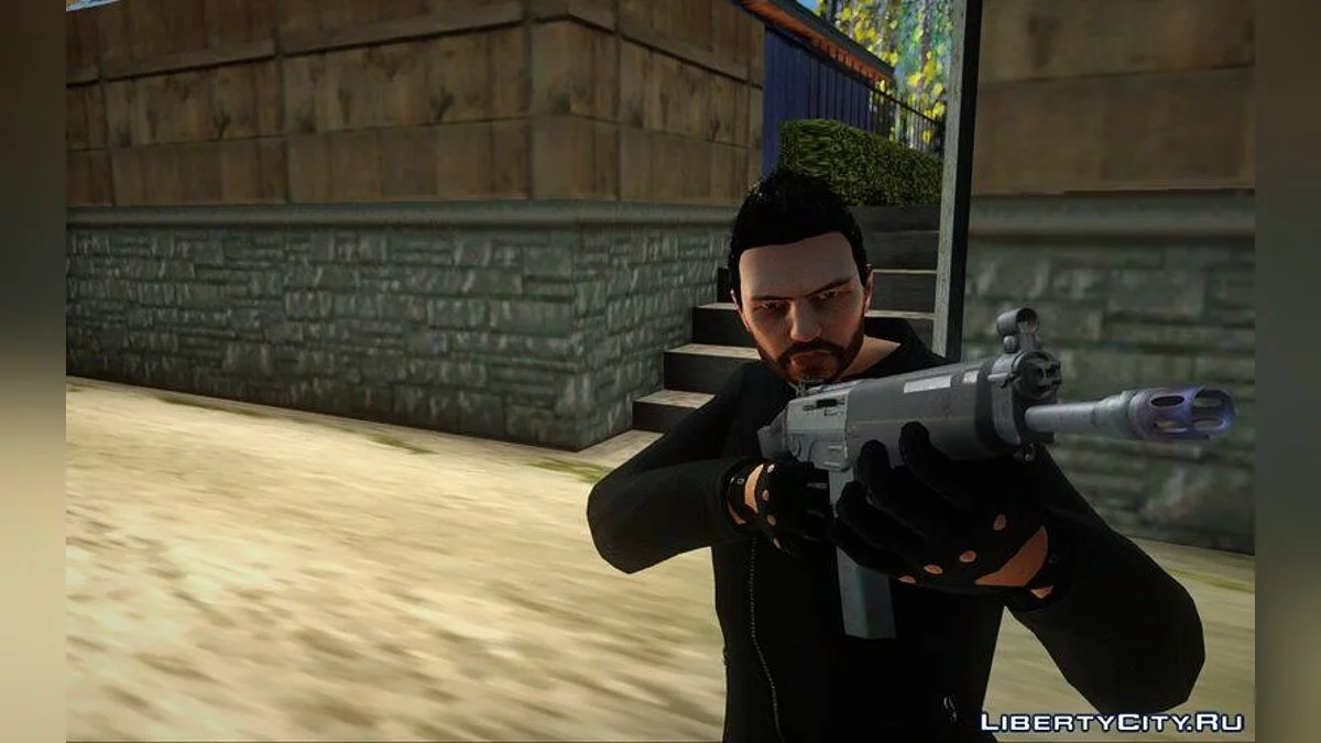 Assault Rifle из Uncharted 4 / GTA San Andreas